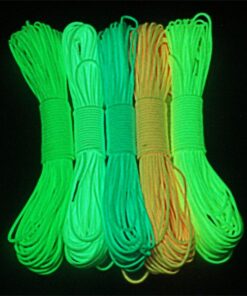Alternative view of Linka paracord 550 - GITD green