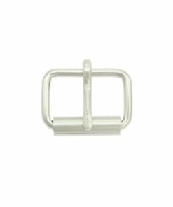 klamra rymarska z rolką srebrna 30 mm