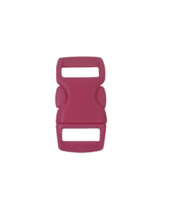 Klamra zatrzask plastik 3/8″ 10mm - 24 różowy