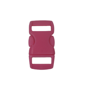 Klamra zatrzask plastik 3/8″ 10mm - 16 różowy