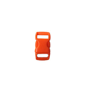 Klamra zatrzask plastik 3/8″ 10mm - 15 pomarańczowy