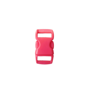 Klamra zatrzask plastik 3/8″ 10mm - czerwono-różowy