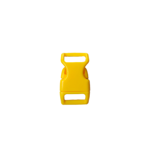 Klamra zatrzask plastik 5/8" 15mm - 11 żółty