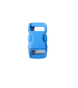 Klamra zatrzask plastik 3/8″ 10mm - 5 jasny niebieski