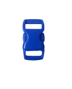 Klamra zatrzask plastik 3/8″ 10mm - 3 niebieski