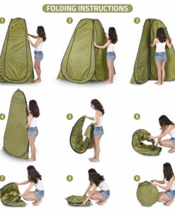 Alternative view of Kabina prysznicowa prysznic składana zielona