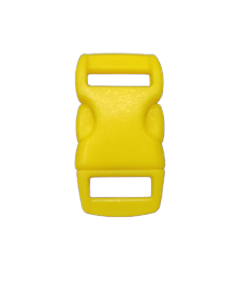 Klamra zatrzask plastik 3/8″ 10mm - 12 żółty