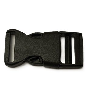 Klamra zatrzask plastik 18 mm (podwójne oczko)