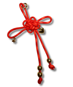 Zawieszka / brelok - pomarańczowo-czerwona