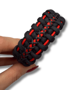 Bransoletka z microcord, 19 cm, szer. 3 cm